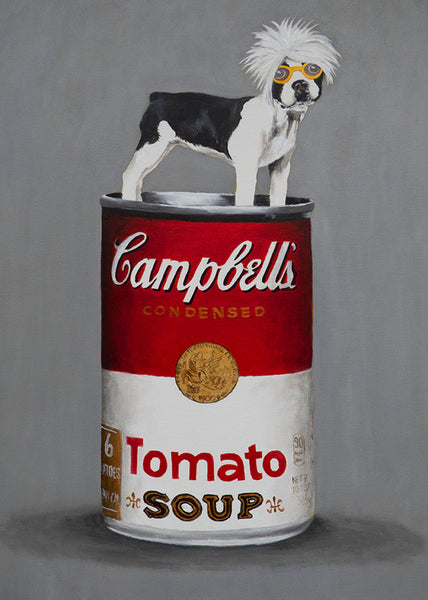 Pop Art Bulldog Art Print by Coco de Paris