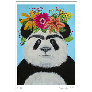 Frida Kahlo Panda Art Print by Coco de Paris