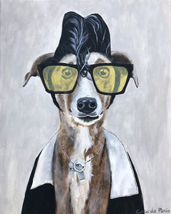 Greyhound Rock original canvas painting by Coco de Paris