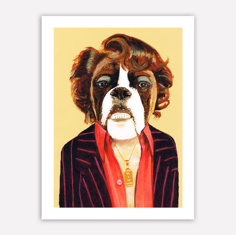 James Brown dog Art Print by Coco de Paris