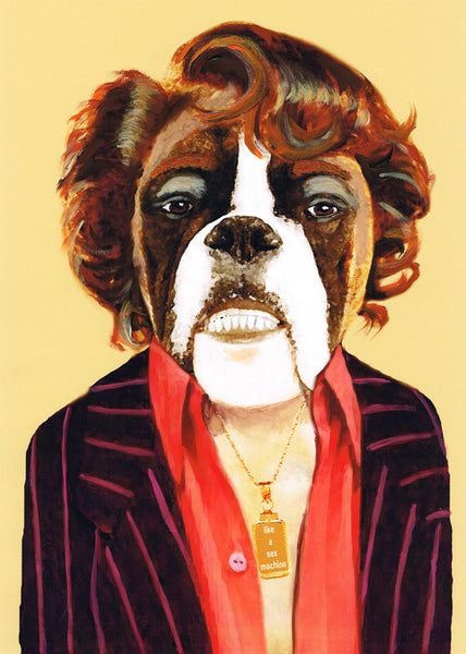James Brown dog Art Print by Coco de Paris