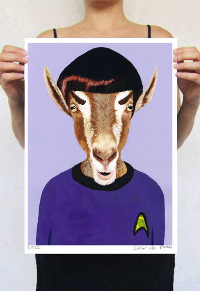 Mr. Spock Star trek Art Print by Coco de Paris