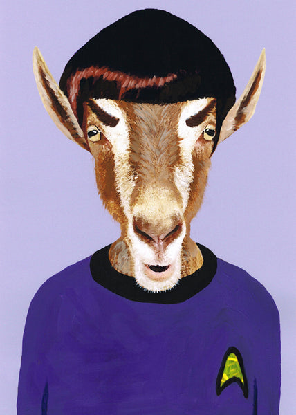 Mr. Spock Star trek Art Print by Coco de Paris