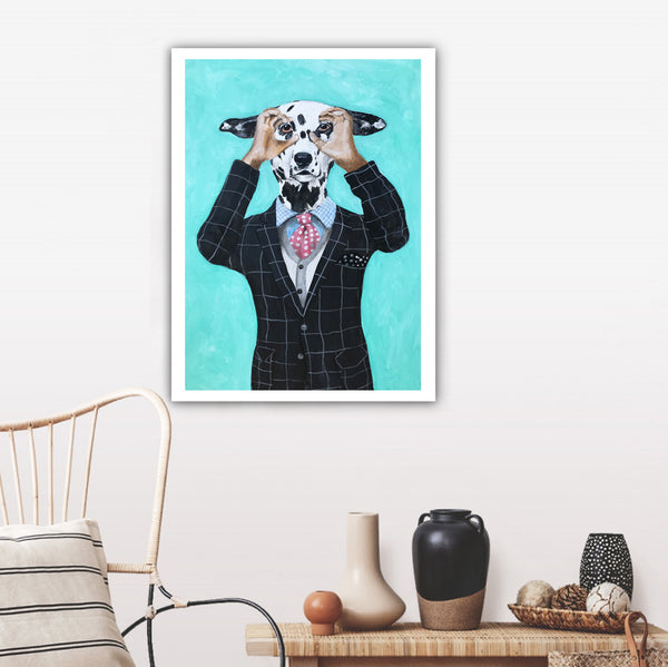 Dalmatian is looking Art Print by Coco de Paris